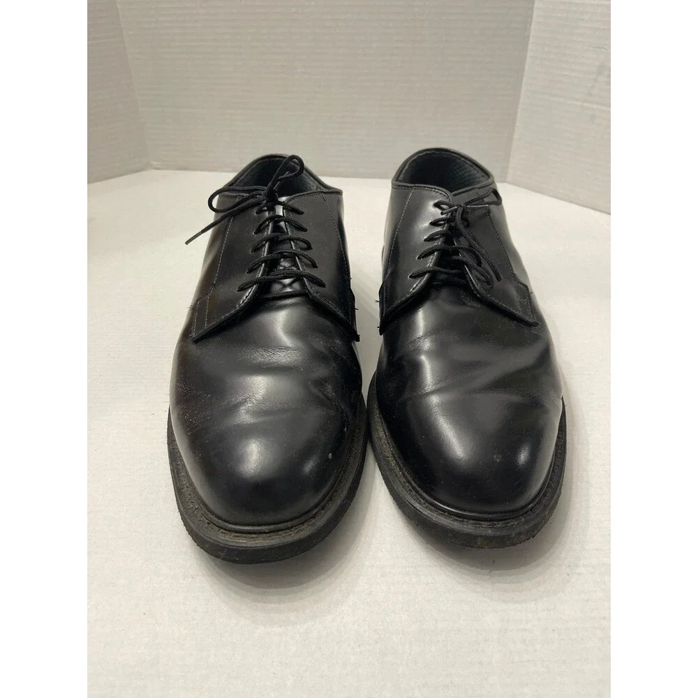 Bates Men’s Leather Uniform Oxford Size 12 Black